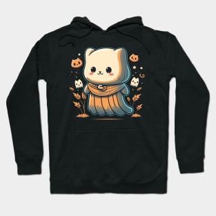 Spooky Ghost Cat Hoodie